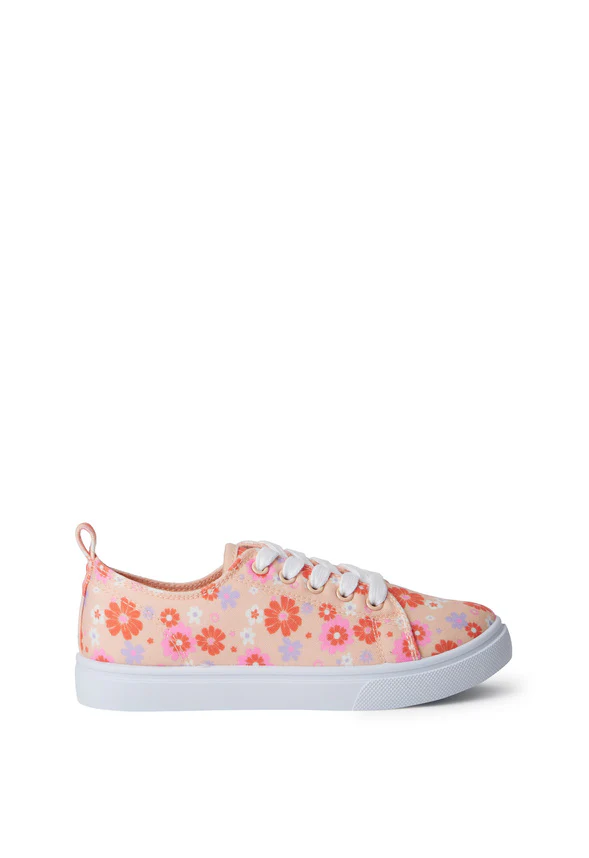 Floral Lace Up Sneaker - Image 3