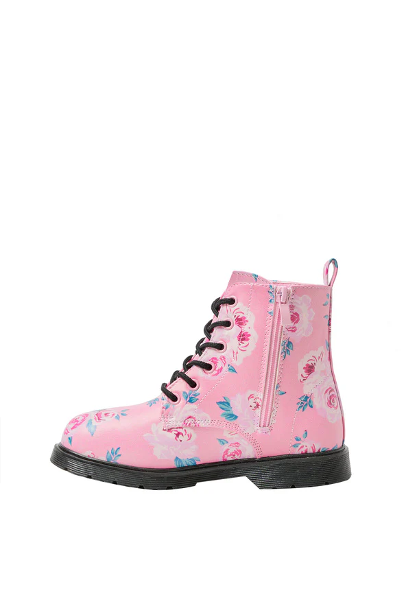Floral Lug Sole Boot - Image 3