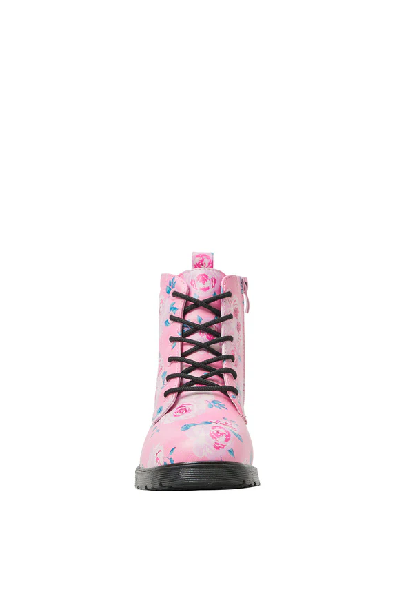 Floral Lug Sole Boot - Image 5