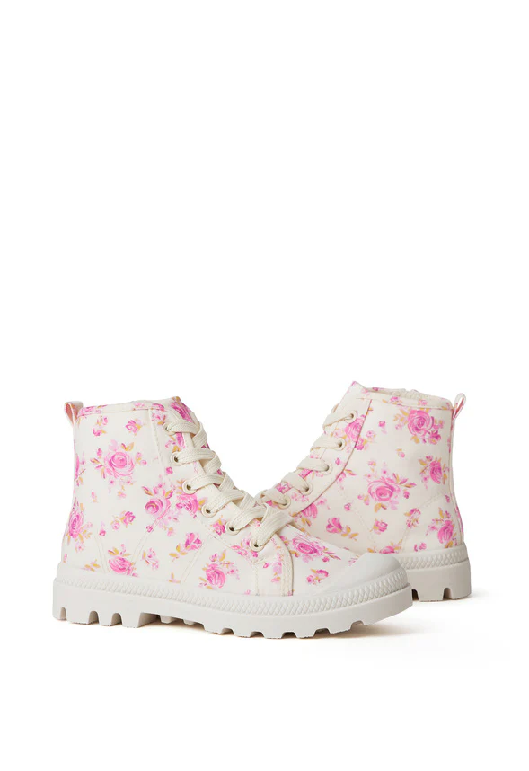 Floral Lug Sole High Top Sneaker - Image 3