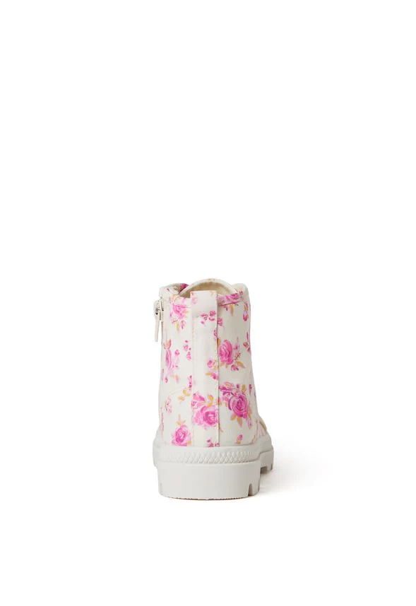 Floral Lug Sole High Top Sneaker - Image 6