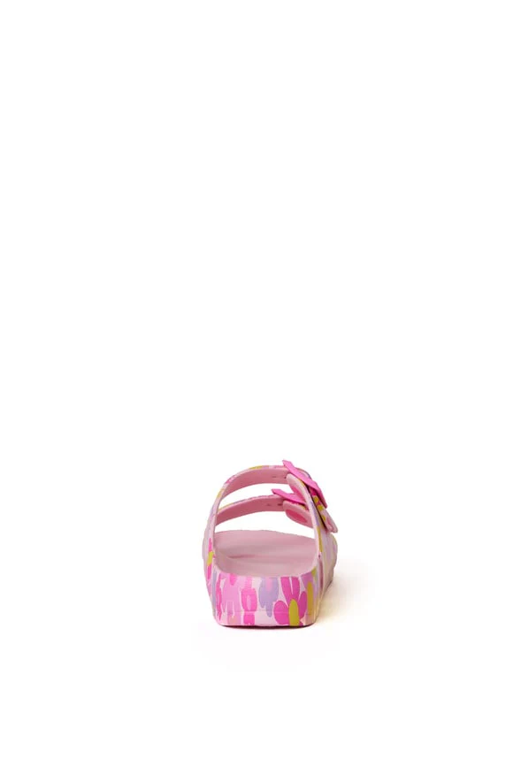 Floral Rubber Slide Sandal - Image 6