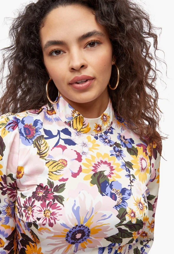 Floral Shift Dress - Image 4