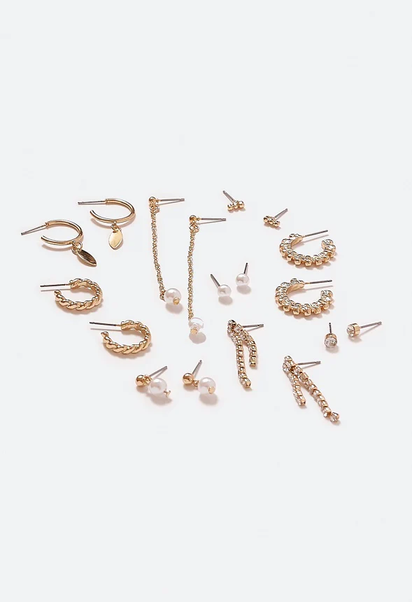 Florence Pearl Mix Earring Multipack - Image 3