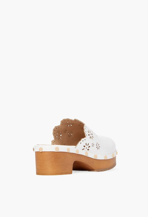 Floret Eyelet Clog - Image 3