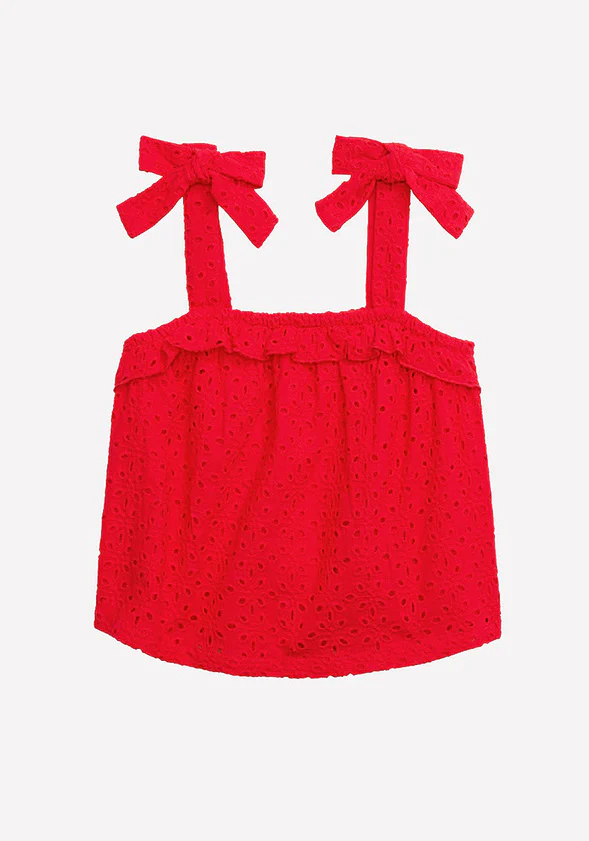 Flowy Eyelet Tank - Image 2