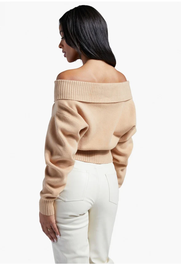 Fold Over Sweater - Image 2