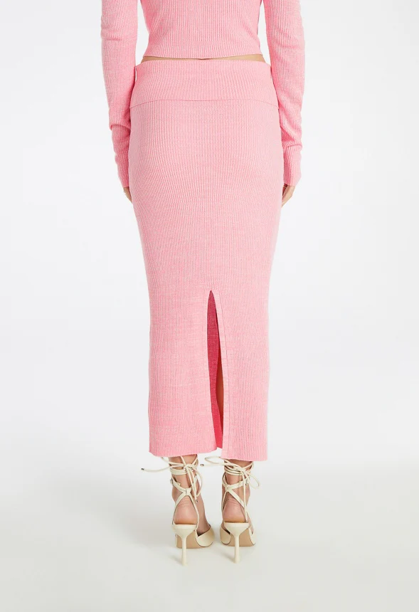 Fold Over Tube Maxi Skirt - Image 2