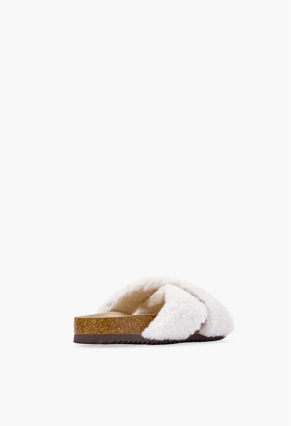 Frederique Sherpa Slide Sandal - Image 3