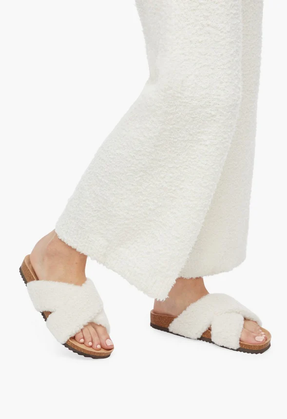Frederique Sherpa Slide Sandal - Image 5