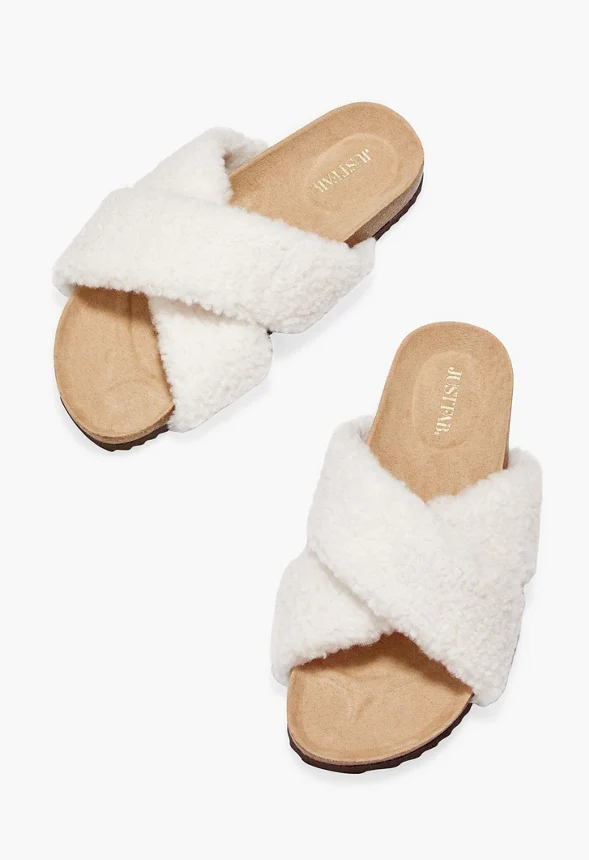 Frederique Sherpa Slide Sandal - Image 6