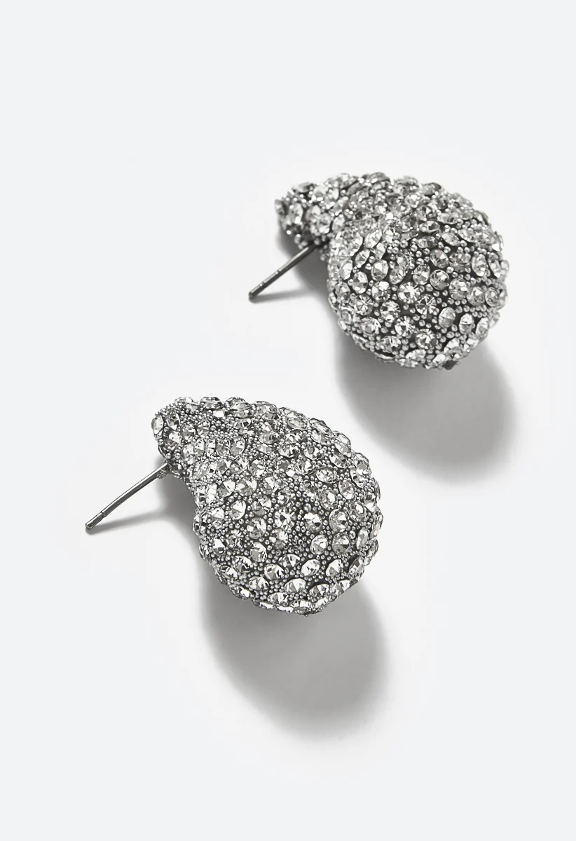 Frey Sparkle Teardrop Stud - Image 3