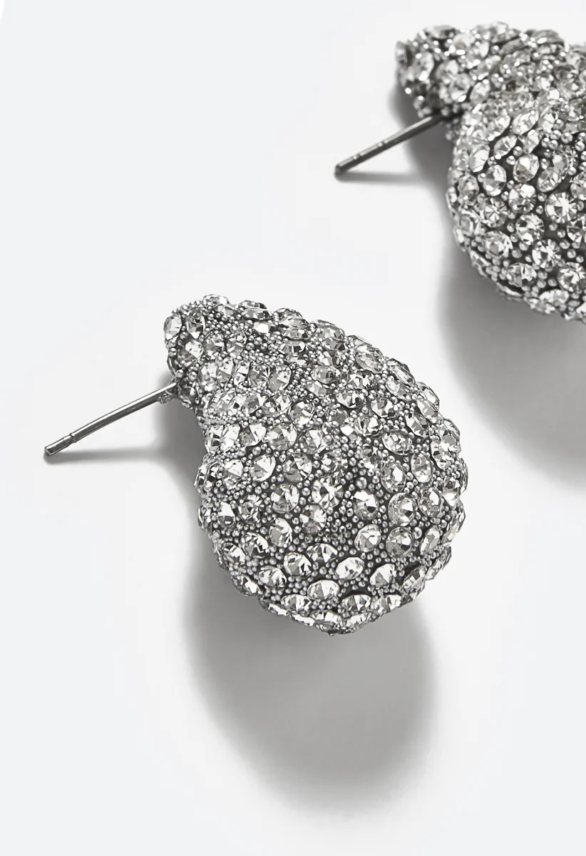 Frey Sparkle Teardrop Stud - Image 4