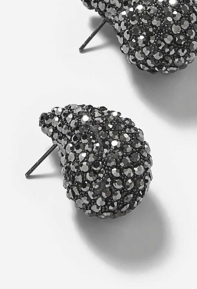 Frey Sparkle Teardrop Stud - Image 4