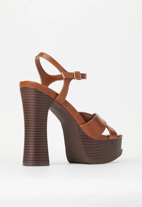 Freya Platform Heeled Sandal - Image 4