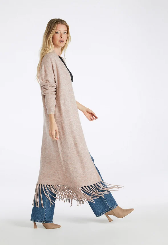 Fringe Duster Cardigan - Image 2