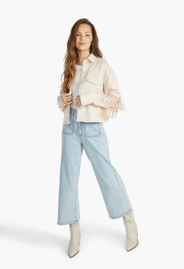Fringe Suede Jacket - Image 3