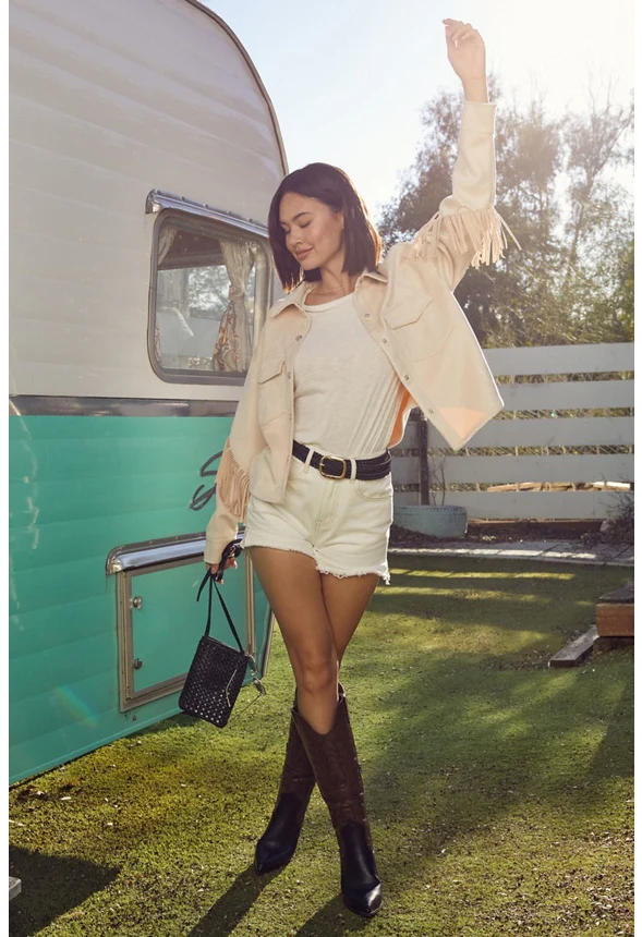Fringe Suede Jacket - Image 5