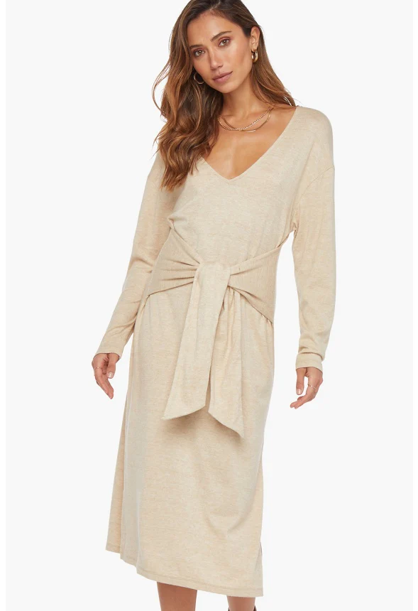 Front Tie Midi Dress - Image 2