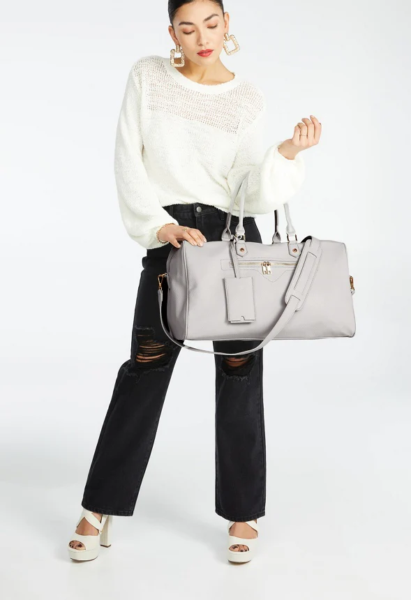 Front Zip Pocket Weekender - Image 7