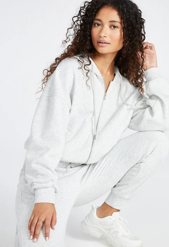 Full Zip Fleece Hoodie - Image 3