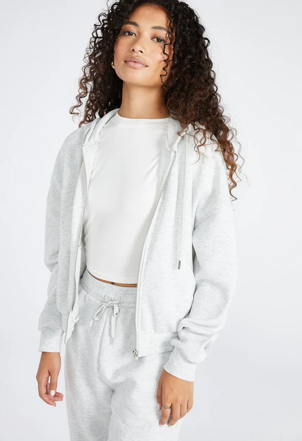 Full Zip Fleece Hoodie - Image 4
