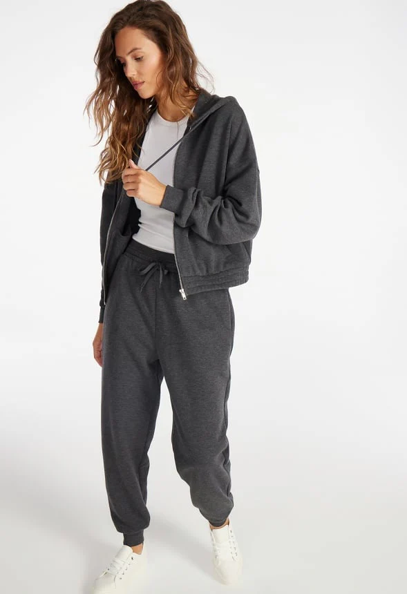 Full Zip Fleece Hoodie - Image 3
