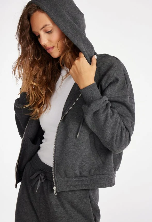 Full Zip Fleece Hoodie - Image 4