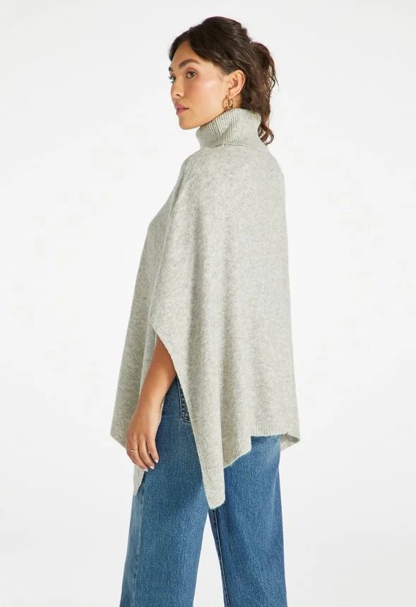Funnel Neck Ruana - Image 2