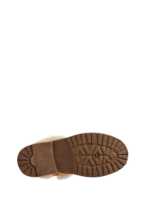 Fur Cuff Lug Sole Boot - Image 7