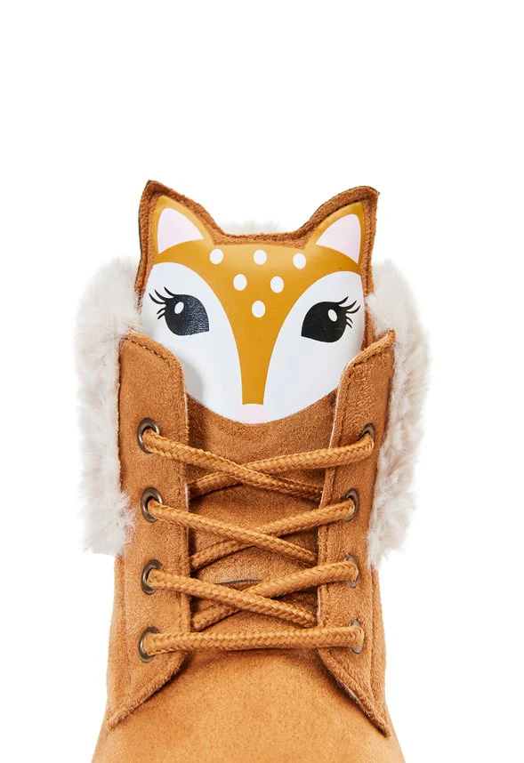 Fur Lined Deer Face Boot - Image 7