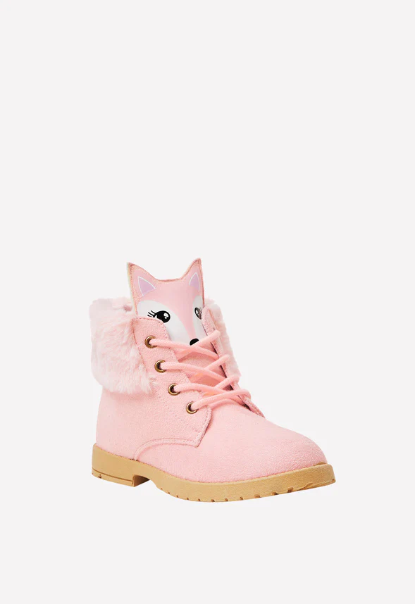 Fur Lined Fox Face Boot - Image 2