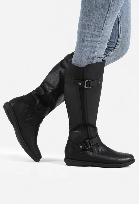 Fur Lined Knee High Boot - Image 2