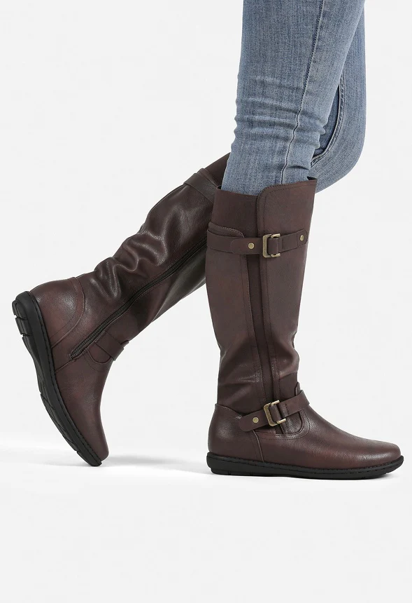 Fur Lined Knee High Boot - Image 2