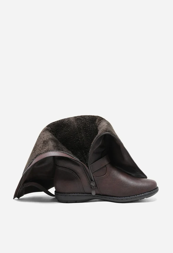 Fur Lined Knee High Boot - Image 6