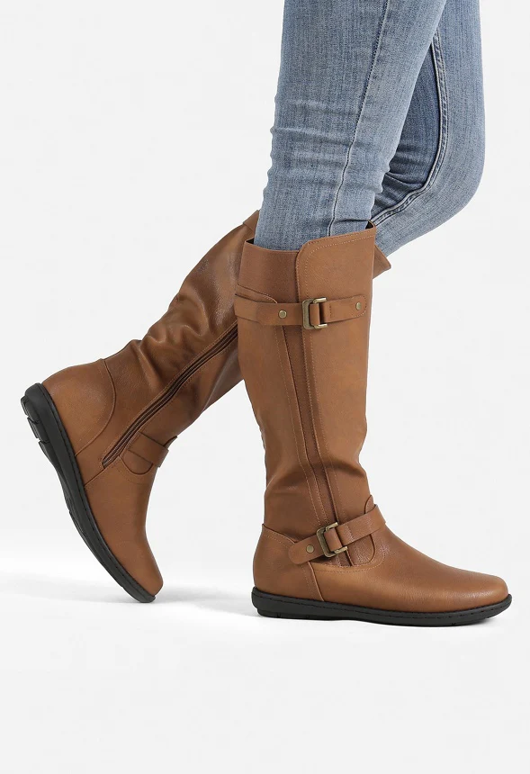 Fur Lined Knee High Boot - Image 2