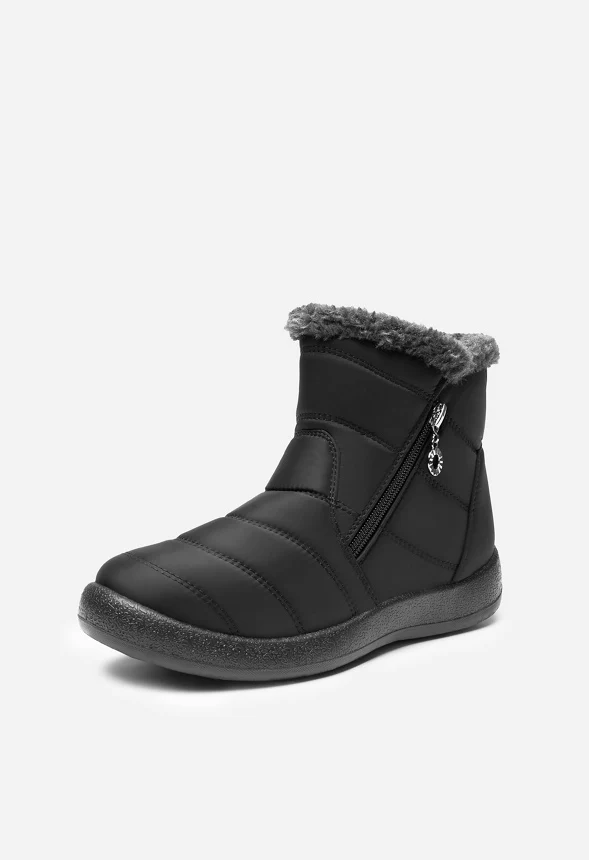 Fur Lined Snow Boots - Image 3