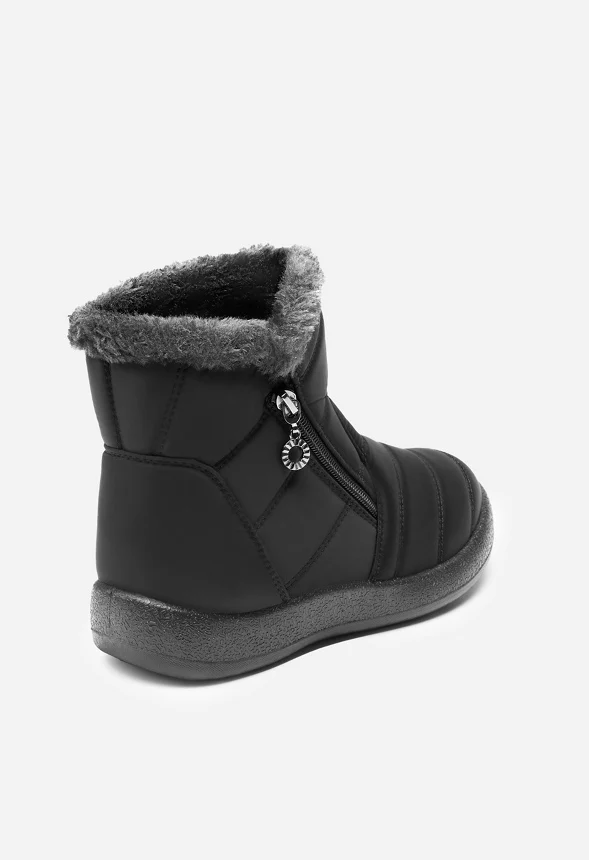 Fur Lined Snow Boots - Image 4