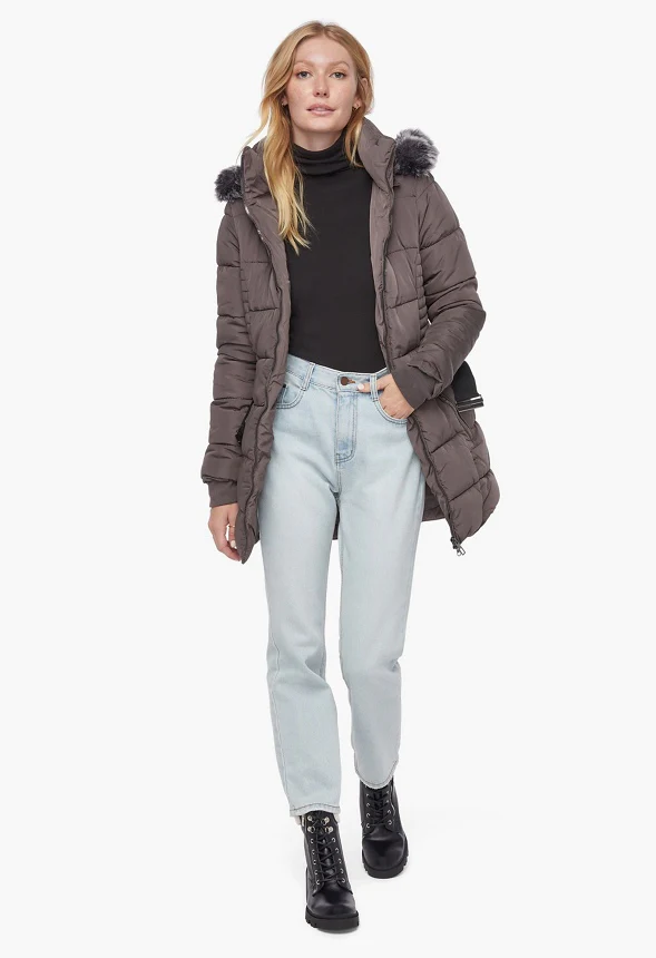 Fur Lined Utility Parka - Image 3