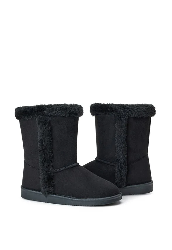 Fur Trim Fuzzy Boot - Image 2