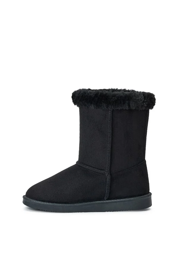 Fur Trim Fuzzy Boot - Image 4