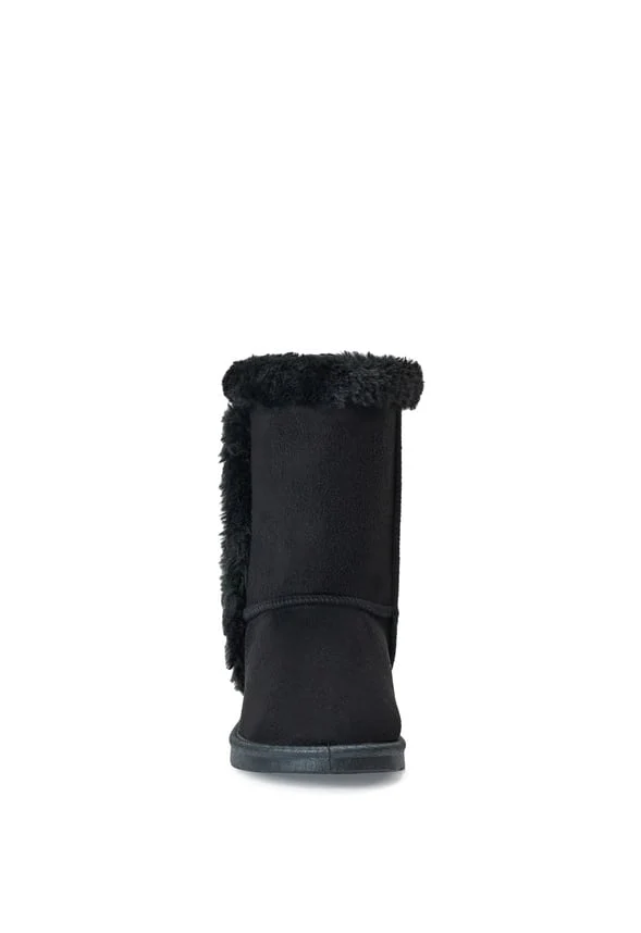 Fur Trim Fuzzy Boot - Image 5