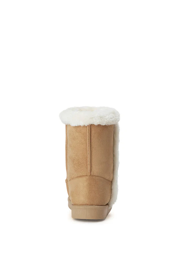 Fur Trim Fuzzy Boot - Image 5