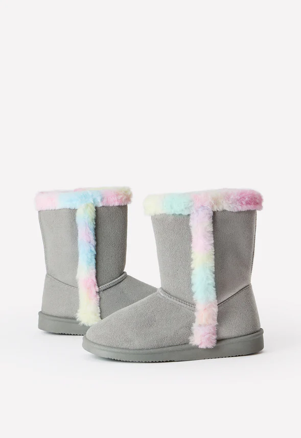 Fur Trim Fuzzy Boot - Image 3
