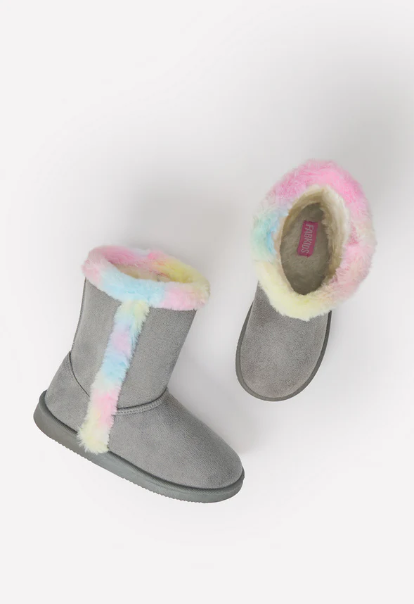 Fur Trim Fuzzy Boot - Image 4
