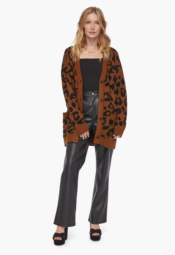 Fuzzy Boyfriend Cardigan - Image 3