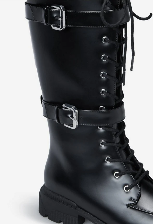 Gabrela Lace-Up Flat Boot - Image 5