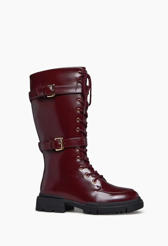 Gabrela Lace-Up Flat Boot - Image 2