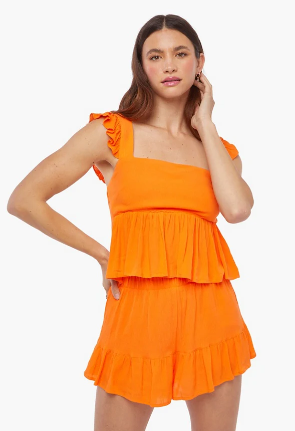 Gauze Ruffle Shorts - Image 2