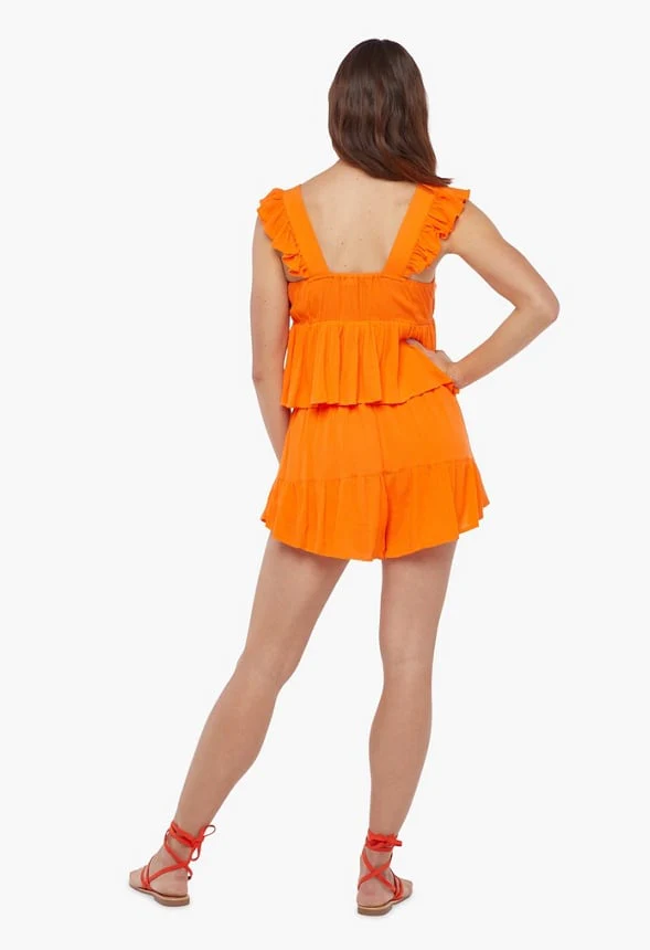 Gauze Ruffle Shorts - Image 3